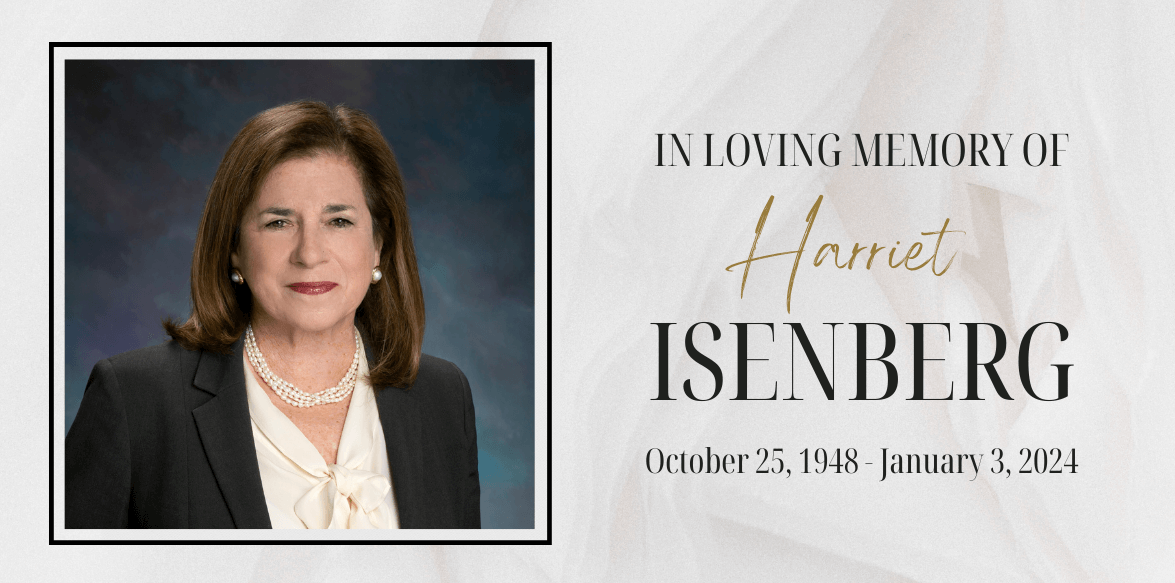 In memory of Harriet Isenberg